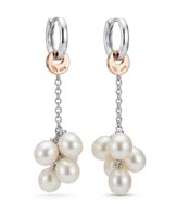 Ohrringe Bliss Dame in Weißgold Perla K24082